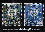 Ireland 1933 Holy Year Set Of 2 Used