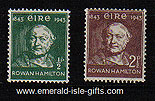 Ireland 1943 Rowan Hamilton Set Of 2 Mnh