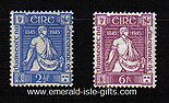 Ireland 1945 Young Ireland Centenary Mnh Set Of 2