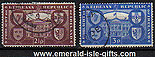 Ireland 1949 Irish Republic Declaration Used Set Of 2
