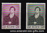 Ireland 1952 Thomas Moore Mnh Set Of 2