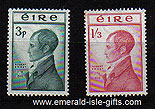 Ireland 1953 Robert Emmet Patriot Mnh Set Of 2