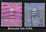 Ireland 1954 Newman Catholic University Used Set Of 2