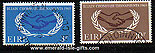 Ireland 1965 Intl Co-operation Year Set Of 2 Used