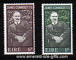 Ireland 1968 James Connolly Set Of 2 Mnh