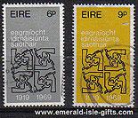 Ireland 1969 Intl. Labour Organisation Set Of 2 Used