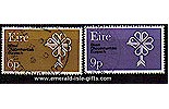 Ireland 1970 European Conservation Year Set Of 2 Used