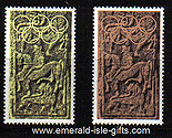 Ireland 1972 Olympic Council Mnh Set Of 2 - 321/2