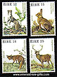 Ireland 1980 Irish Wild Animals Mnh Set Of 4
