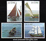 Ireland 1982 Irish Boats Mnh Set 4 Eire