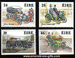Ireland 1989 Vintage Motor Cars Mnh Set Of 4