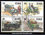 Ireland 1989 Vintage Motor Cars Used Set Of 4