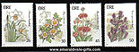 Ireland 1990 Garden Flowers Mnh Set Of 4