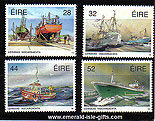 Ireland 1991 Fishing Fleet Mnh Set Of 4