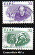 Ireland 1996 Europa: Famous Women Self-adh Used Set 2