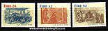 Ireland 1997 The Great Famine Mnh Set Of 3