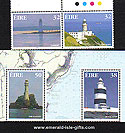Ireland 1997 Irish Lighthouses Set Of 4 Mnh