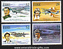 Ireland 1998 Pioneers Of Irish Aviation Set Of 4 Mnh