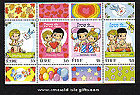 Ireland 1998 Greetings Part 2 Mnh Booklet Pane Of 4