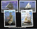 Ireland 1998 Sailing Tall Ships Self-adhes Set 4 Used