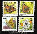 Ireland 2000 Butterflies Set Of 4 Mnh