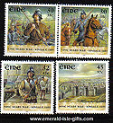 Ireland 2001 Battle Of Kinsale / Nine Yrs War Set 4 Mnh
