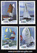 Ireland 2001 Sailing / Yachts Set Of 4 Mnh