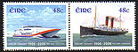 Ireland 2006 Rosslare Fishguard Ferry Set 2 Mnh Stamps