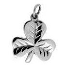 Irish Shamrock Celtic Lucky Charm
(Sterling Silver)