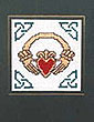 Claddagh Irish Cross Stitch Kit
(for Greeting Card)