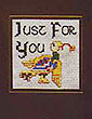 Just For You Greeting Card Kit
(by Celtic Cross Stitch)