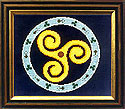 Celtic Triskele Symbol Cross Stitch
(Pattern or Kit)