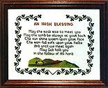 An Irish Blessing Celtic Cross Stitch
(Pattern or Kit)