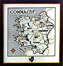 Connacht Cross Stitch Pattern / Kit
(Old Irish Map)