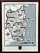 Leinster Cross Stitch Pattern / Kit
(Old Irish Map)