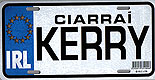 Kerry Fun Metal Irish License Plate
(Measures 12" x 6" inches)