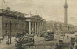 Nelsons Pillar north - Dublin City - Trams
(looking north)