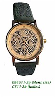 Gold Irish Watch Inspired by Tara Brooch
(Brooch - Gold Plated)