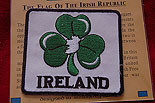 Irish Shamrock Map Embroidered Badge Patch
(Iron or Sew On)