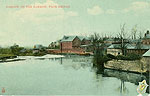 Carlow - Carlow Town - Town from Bridge on River Barrow
(old colour Irish photo)