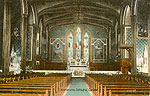 Carlow - Carlow Town - Interior of Cathedral
(old b/w Irish photo)