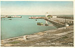Dublin North - Howth - The Harbour and Pier
(old colour Irish photo)