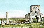 Fermanagh - Devinish Island - Antiquities Devenish Island Lough Erne
(old colour Irish photo)