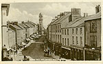Fermanagh - Enniskillen - Town Hall and Church Street
(old b/w Irish photo)