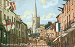 Fermanagh - Enniskillen - The principal street
(old colour Irish photo)