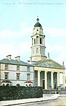 Longford - Longford Town - The Cathedral and Parochial House
(old colour Irish photo)