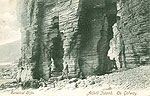 Mayo - Achill Island - Cathedral Cliffs
(old b/w Irish photo)