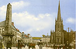 Monaghan - Monaghan Town - Church Square
(old colour Irish photo)