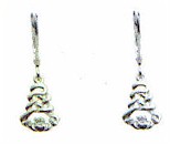 Irish Claddagh & Celtic Knot Drop Earrings Silver
(Made in Ireland)