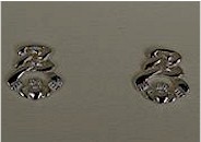 Claddagh & Celtic Knot Stud Earrings
(Sterling Silver)